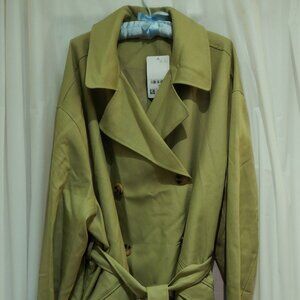 TRENCH COAT CLASSIC STYLE, PLUS SIZE "STUDIO UNTOLD" -ULLA POPKEN 24/26 NWT